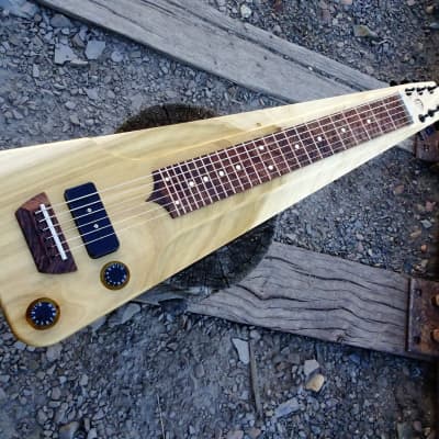 Rukavina 6 String Poplar and Claro Walnut Lapsteel Guitar - 22.5" Scale image 1