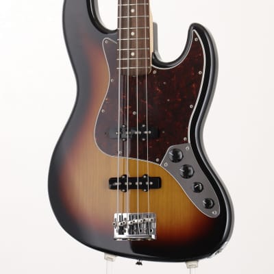 ベース FenderJapan Limited Active Jazz Bass Fender Limited Edition 66 Jazz Bass - Aged Olympic White