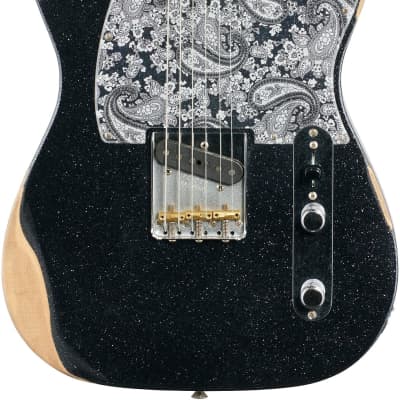Fender Brad Paisley Road Worn Esquire Black Sparkle image 11