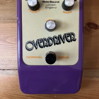 Colorsound Overdriver 1978 - Rare Purple Case! for sale