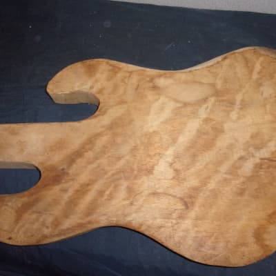 Custom Cut Bass Guitar Body Only project NO NECK blank canvass no routing image 1