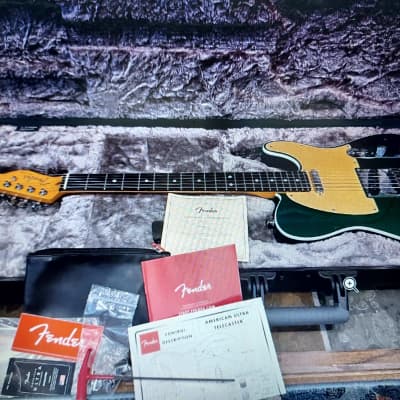 Fender American Ultra Telecaster Exclusive Mystic Pine American Ultra CME Exclusive 2021 - Mystic Pine image 3