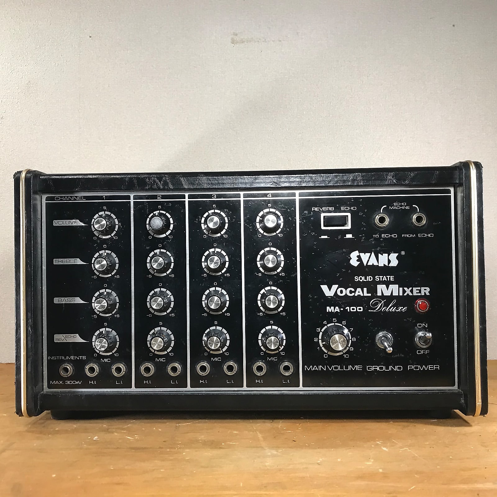 Evans MA-100 Solid State Vocal Mixer Deluxe | Reverb