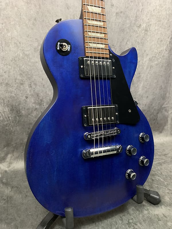 Gibson Les Paul Studio 2011 Transparent Blue | Reverb