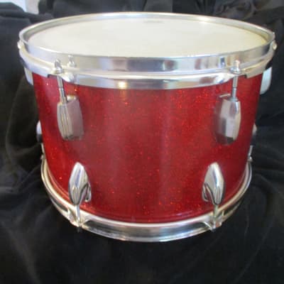 Pearl Vintage 12 X 8 Tom, Red Sparkle, Made In Japan 1960s