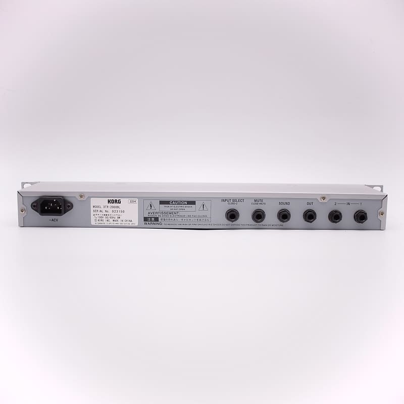 Korg DTR-2000 Rack Mount Chromatic Digital Tuner FedEx DHL