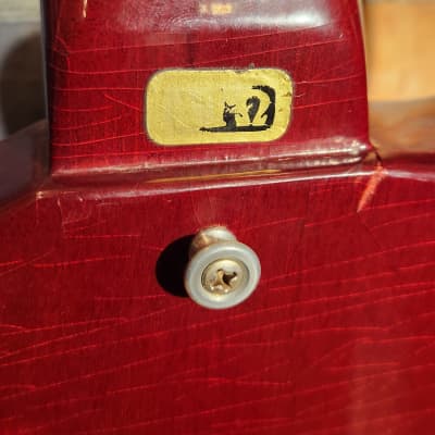 Vintage 1967 Epiphone Olympic Double Cherry w/ OHSC & Original Parts image 21