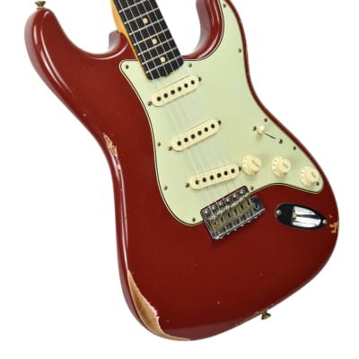 2018 Fender Custom Shop 1961 Stratocaster Relic in Cimarron Red image 6