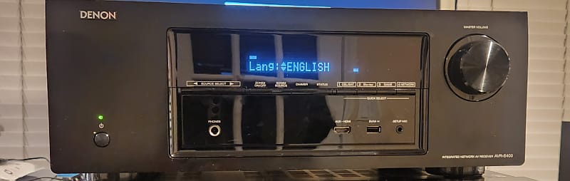 Denon Denon E-Series 400 7.1 Channel  Receiver 2012 - Black metal  			