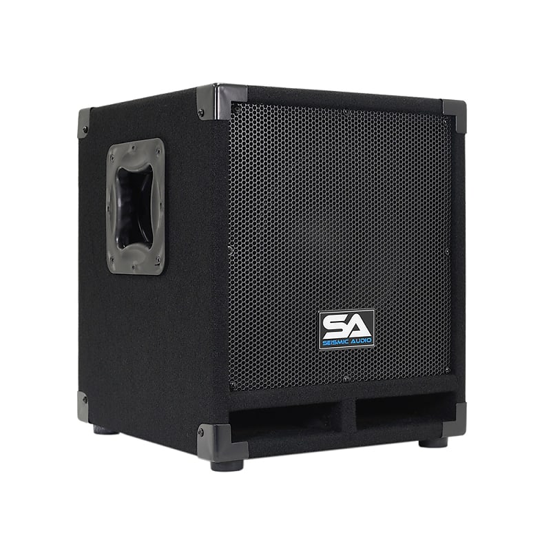 Seismic Audio Powered 10 Pro Audio Subwoofer Cabinet Pa DJ Pro Audio Band Speaker New 500W - Really-Mini-Tremor