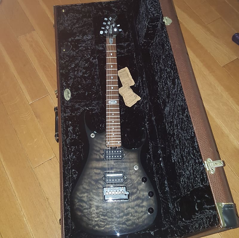 Ernie Ball Music Man BFR John Petrucci JP6 Trans Black Quilt
