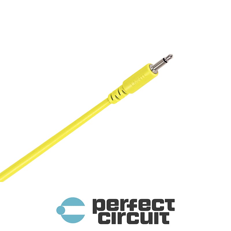 LMNTL 6" 3.5mm Patch Cable (Yellow) image 1