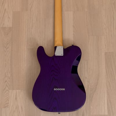 1990s ESP Vintage Plus T-Style Electric Guitar Trans Purple w/ USA Seymour Duncan Pickups, Japan image 3