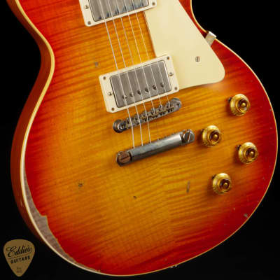 Gibson Custom Shop Made 2 Measure Murphy Lab '59 Les Paul Standard Murphy Painted Ultra Heavy Aged Orange Lemon Fade/NOS image 6