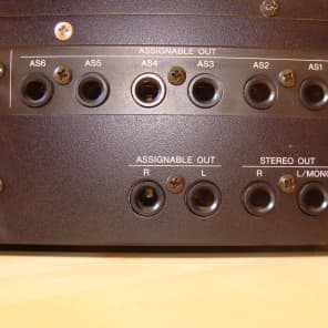 Yamaha  A3000 v2 sampler 1997 w/ separate outputs, optical and cinch SPDIF in an out image 5