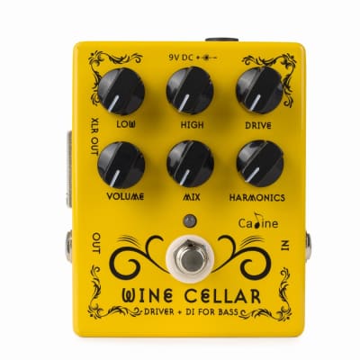 Caline CP 60 Wine Cellar Driver + DI for Bass Guitar Effect Pedal for sale