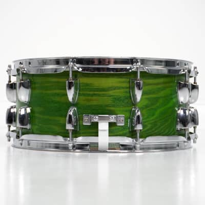 Yamaha 14"x 5.5" Rock Tour Snare Drum in Textured  Ash Green image 3