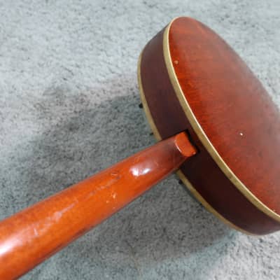 Vintage 1950s Harmony Kay 5 String USA Banjo Original Kluson Tuner Worn In Cool image 11