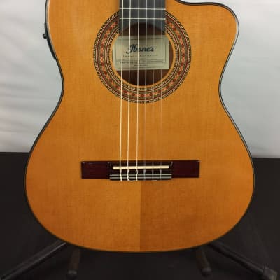Ibanez GA5TCE3Q 3/4 Size Thinline Classical Acoustic-Electric Guitar, Amber image 3