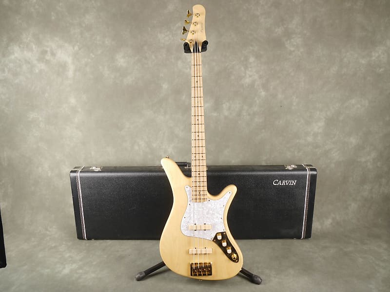 Carvin USA Custom SB4000 Bass - Vintage White w/Hard Case - 2nd Hand