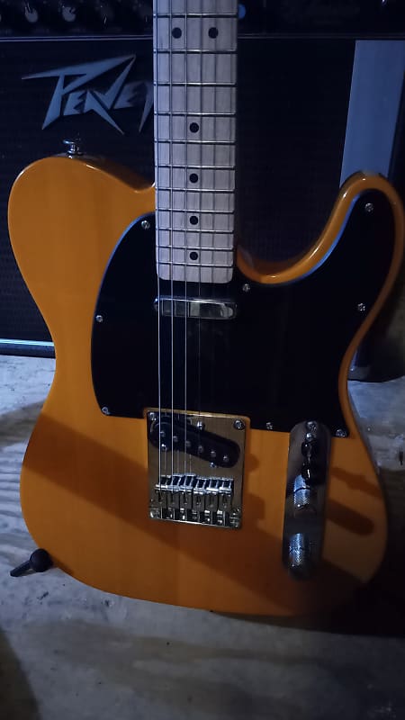 Squier Affinity Telecaster Fender Electric Guitar Butterscotch Natural 2020 image 1