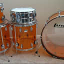 LUDWIG  AMBER VISTALITES with SUPRAPHONIC SNARE & CASES