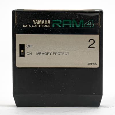 Yamaha Ram4 Data Cartridge for TX802 DX7II S FD RX5 RX7 Synthesizers