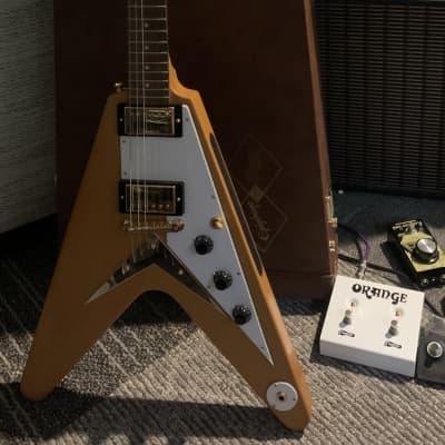 Bacchus BFV-58V Flying V Natural-MIJ-Mahogany | Reverb