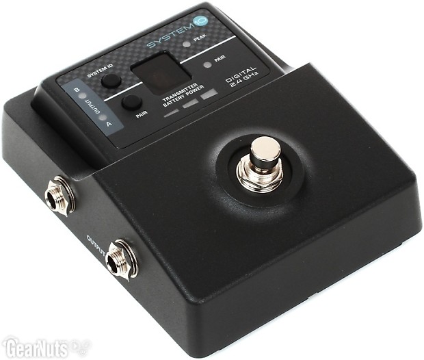 Audio Technica System 10 Digital Wireless Guitar Stompbox Pedal Reverb