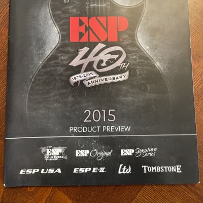 ESP 2015 NAMM Show Booth Catalog 2015 for sale
