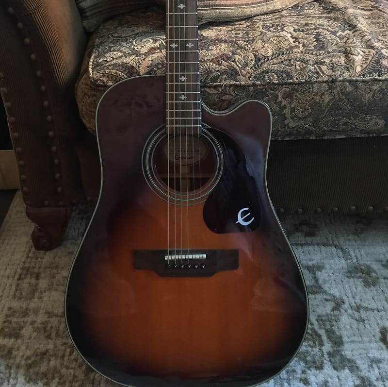 Epiphone PR 350 CE VS electric acoustic guitar Sunburst