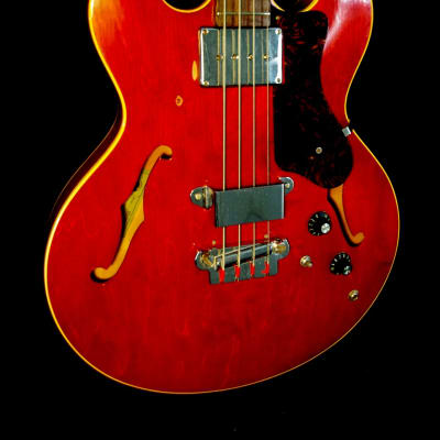 Epiphone EB 232 C Rivoli 1966 Cherry Red. Iconic Bass. Rare. image 4