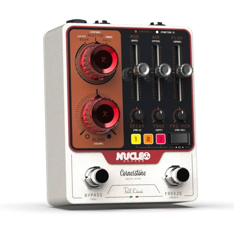 PREORDER Oct/25 Cornerstone NUCLEO Paul Davids Stereo Atmospheric Reverb / Shimmer Guitar Pedal