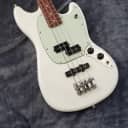 2017 Fender Player Mustang PJ Bass 4 String Short Scale - Olympic White Finish