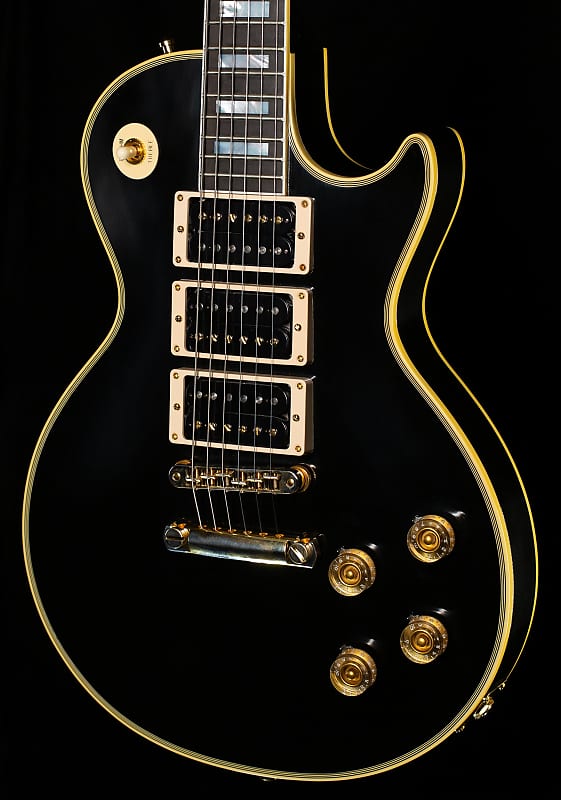 Gibson Custom Shop Peter Frampton "Phenix" Inspired Les Paul Custom Ebony VOS (779) image 1