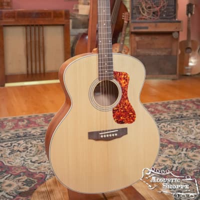 Guild F-240E Sitka/Mahogany Jumbo Natural Top Acoustic Guitar w/ Fishman Pickup #4694 image 4