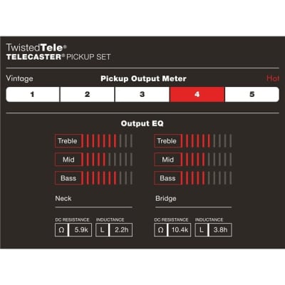 Fender Twisted Tele Pickups, Black/Chrome (2) image 3