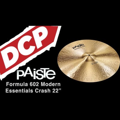 Paiste Formula 602 Modern Essentials Crash Cymbal 22" image 3