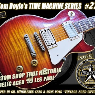Gibson Les Paul True Historic '59 ~Tom Doyle "TIME MACHINE" #27 1959 Relic Aged w/Doyle Coils PAF image 3