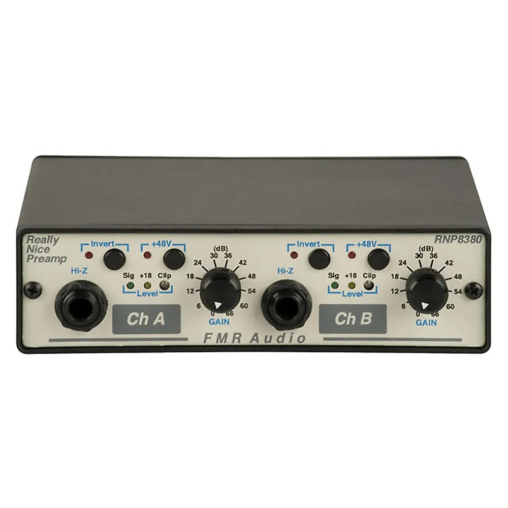 定番再入荷FMR Audio RNP8380 マイクプリアンプ 2ch 中古 Really Nice Preamp マイクプリアンプ