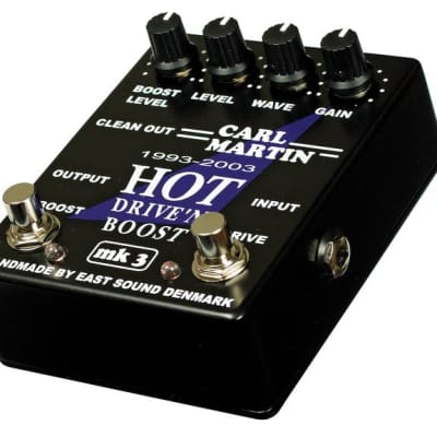 Carl Martin Hot Drive'n Boost MK3 Distortion Guitar Effects Pedal 438831 852940000189 image 3