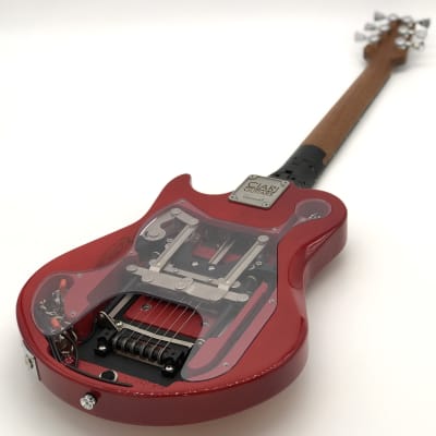 Travel Guitar Ciari Custom Shop -Gloss Cherry Sunburst image 3