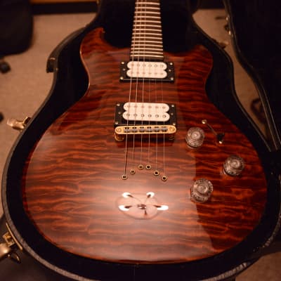 Jarrett USA Custom Shop Forza 24 Root Beer AAA Quilted Maple 10 Quilt Top PRS DC Boutique American image 4