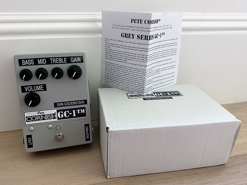 Guitar Pedal X - News - Pete Cornish's GC-1 Variable Soft
