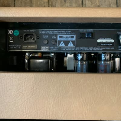 Rivera Fandango 55W (Circa 2020) Valve guitar amplifier combo - Beige Tolex image 2