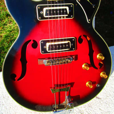 Univox 335 Style Guitar, 1960's, Japan, "Player", Case image 4