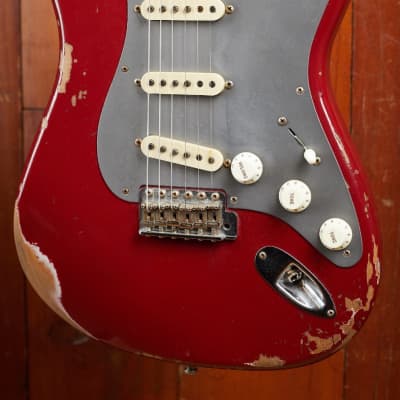 Fender Custom Shop Limited Edition Heavy Relic El Diablo Stratocaster with Maple Fretboard 2016 - Cimarron Red image 3