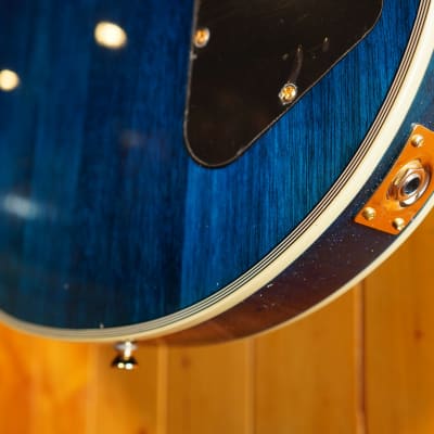AIO SC77  *Left-Handed Electric Guitar - Blue Burst w/SKB-56 Hard Case image 15