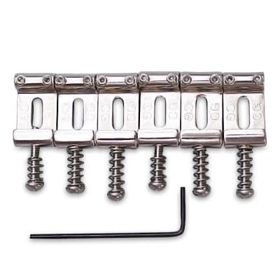 Callaham "CG" Saddles for Vintage Stratocaster Nickel