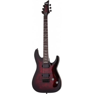 SCHECTER Omen Elite 6 BCH E-Gitarre, black cherry burst for sale
